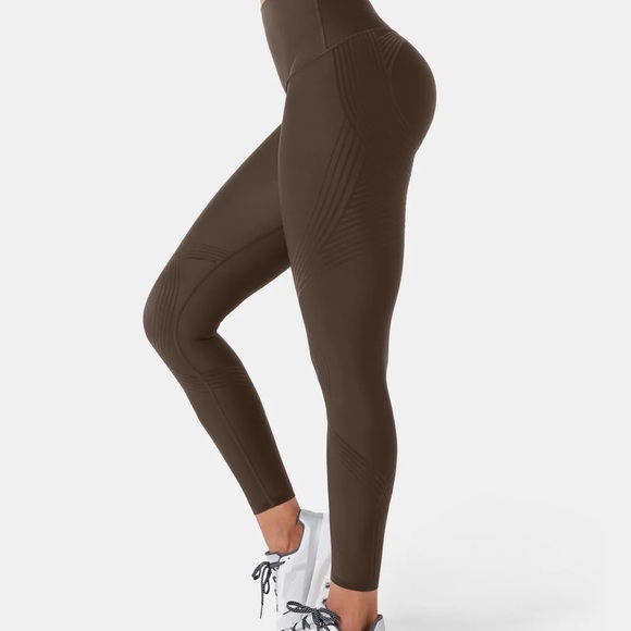 (Lot of 4) Full length Body Sculpt Leggings (Reversible Wear)  3 black 1 brown - Picture 5 of 11